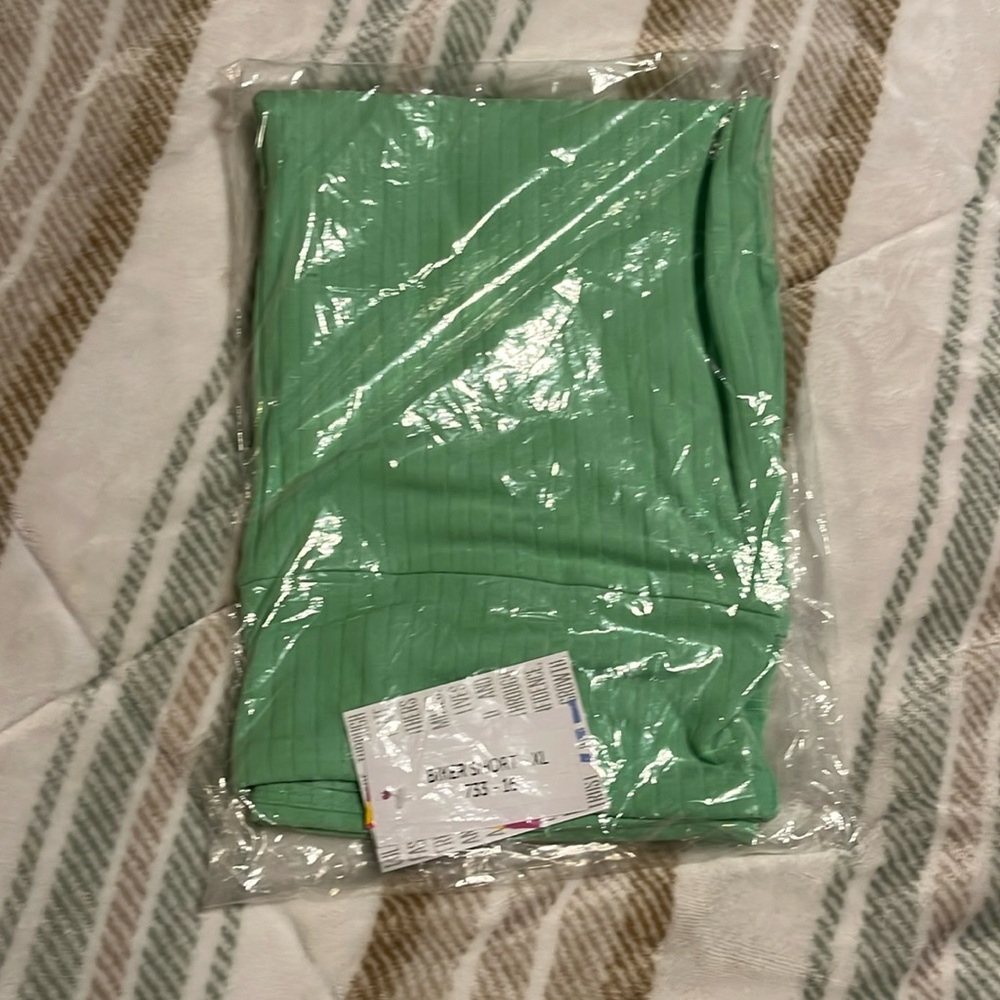 LuLaRoe lime green bike short